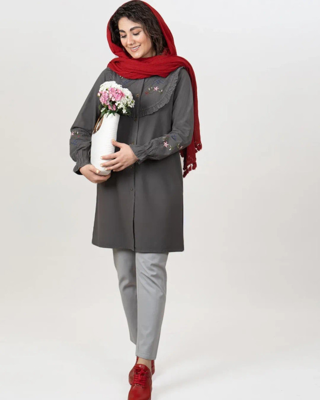 قیمت مانتو زنانه هیبا جنس الیاف طبیعی شیراز