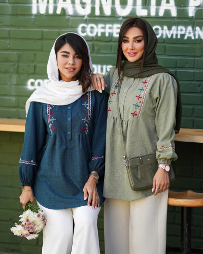 تونیک زنانه آویده جنس شانتون