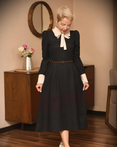 پیراهن زنانه سرمه