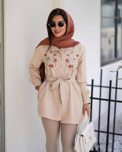 مانتو زنانه آدری جنس مخمل کبریتی ریز