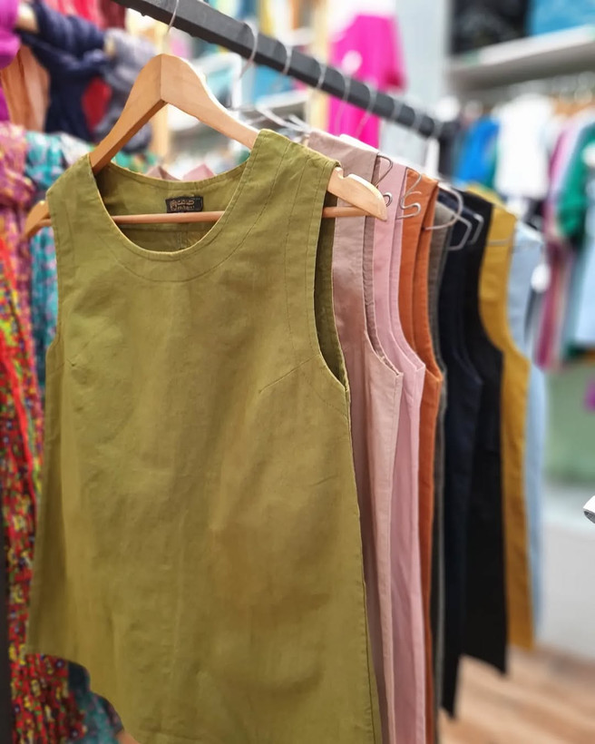 تاپ زنانه درا جنس الیاف طبیعی پنبه