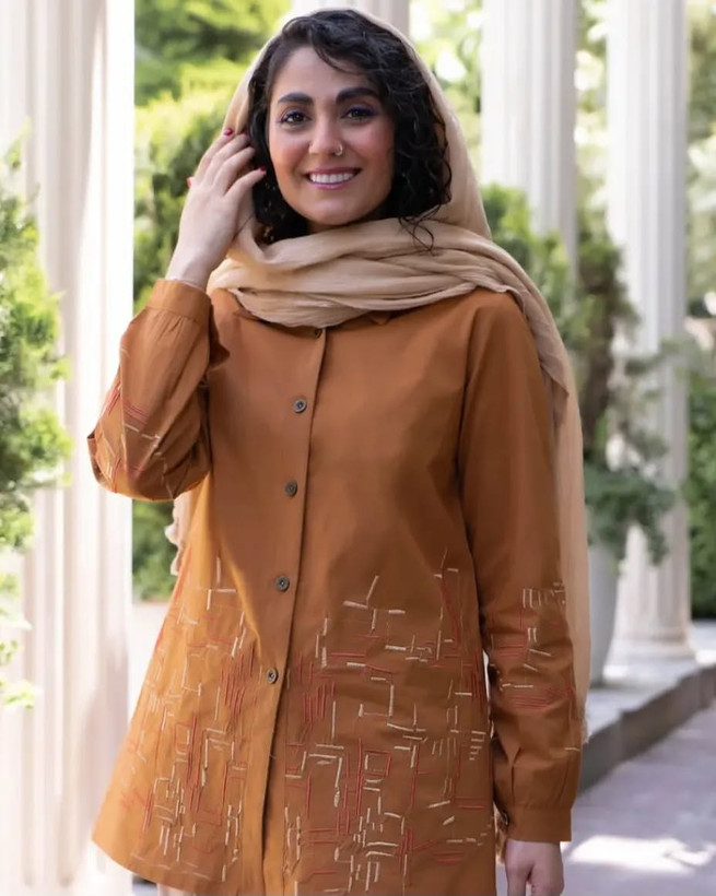 شومیز زنانه بارانا جنس الیاف طبیعی