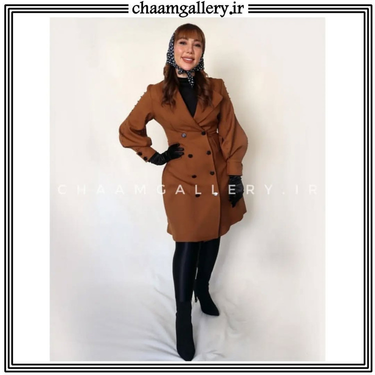 مانتو زنانه مروارید جنس کرپ کش