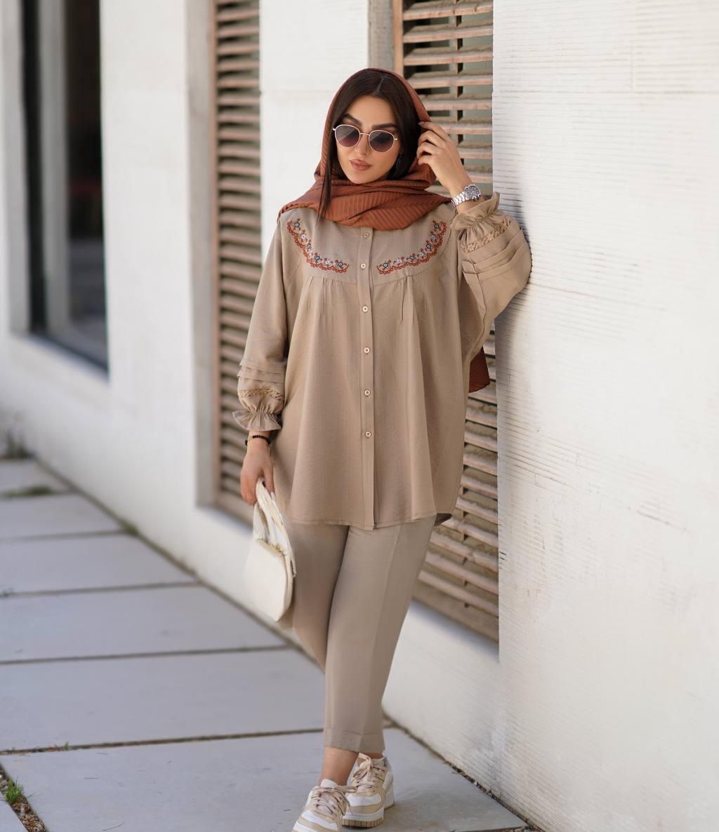 تونیک زنانه گلناز جنس بابوس