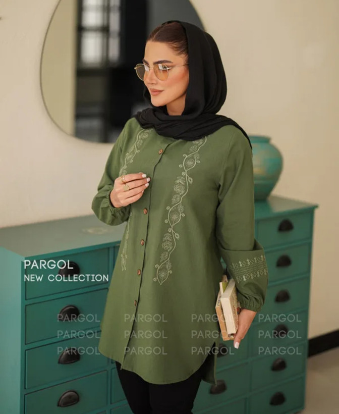 قیمت مانتو زنانه لیلی جنس لینن اسلپ شیراز