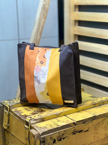 کیف زنانه دوشی ندا پارچه ای آستردار