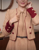 قیمت کت و سارافون زنانه مخمل کبریتی شیراز