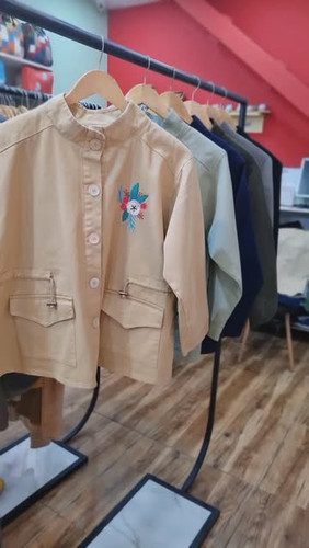 تونیک زنانه گل جنس کتان