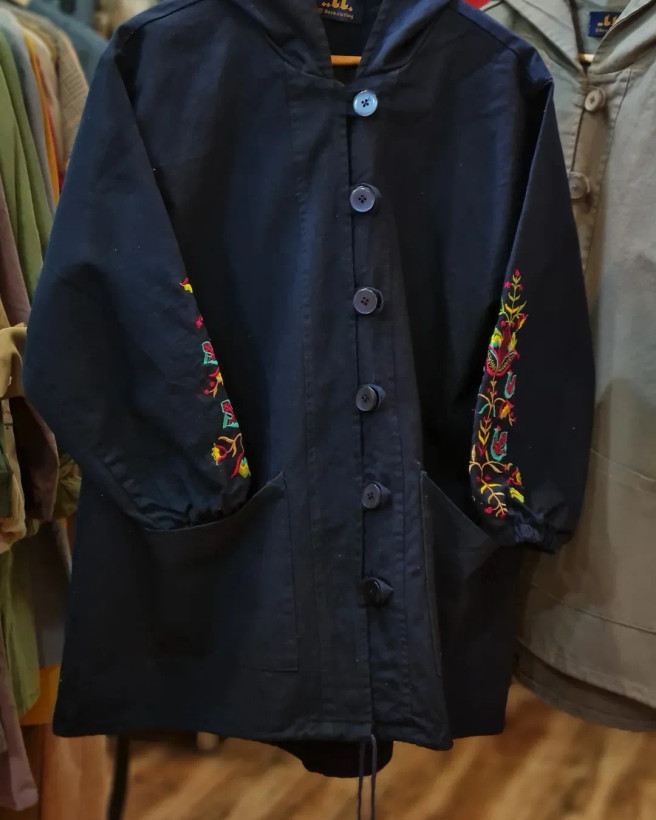 قیمت تونیک کلاه دار زنانه کتان شیراز