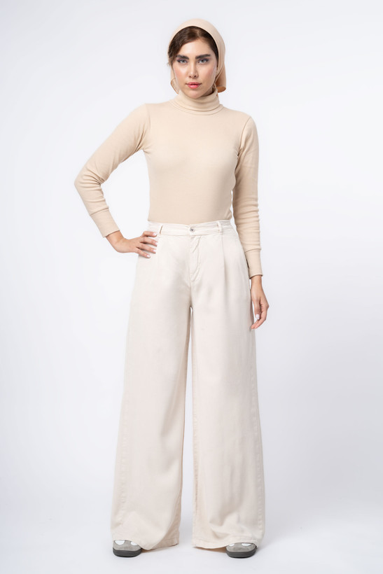 قیمت شلوار واید زنانه جنس سیلک کتان شیراز