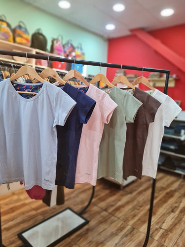 تیشرت یقه هفت جنس پنبه یکرو لاکرا