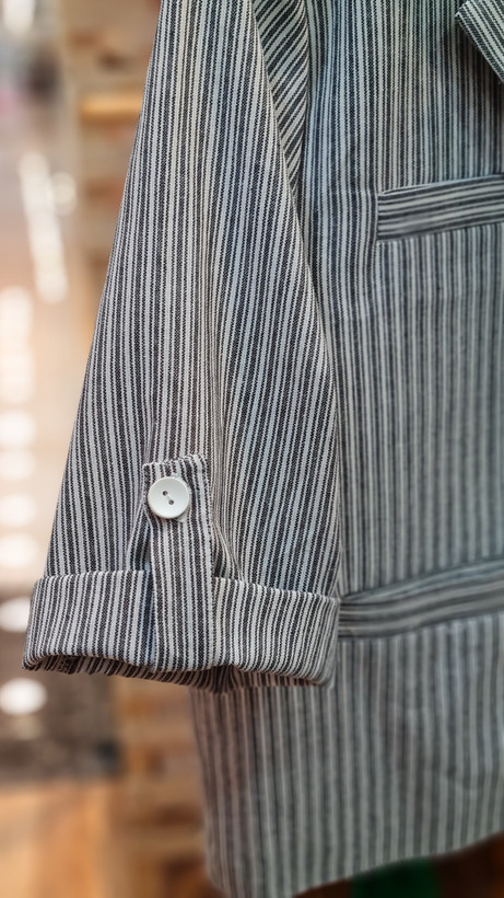 قیمت کت کراپ راه راه جنس لینن شیراز