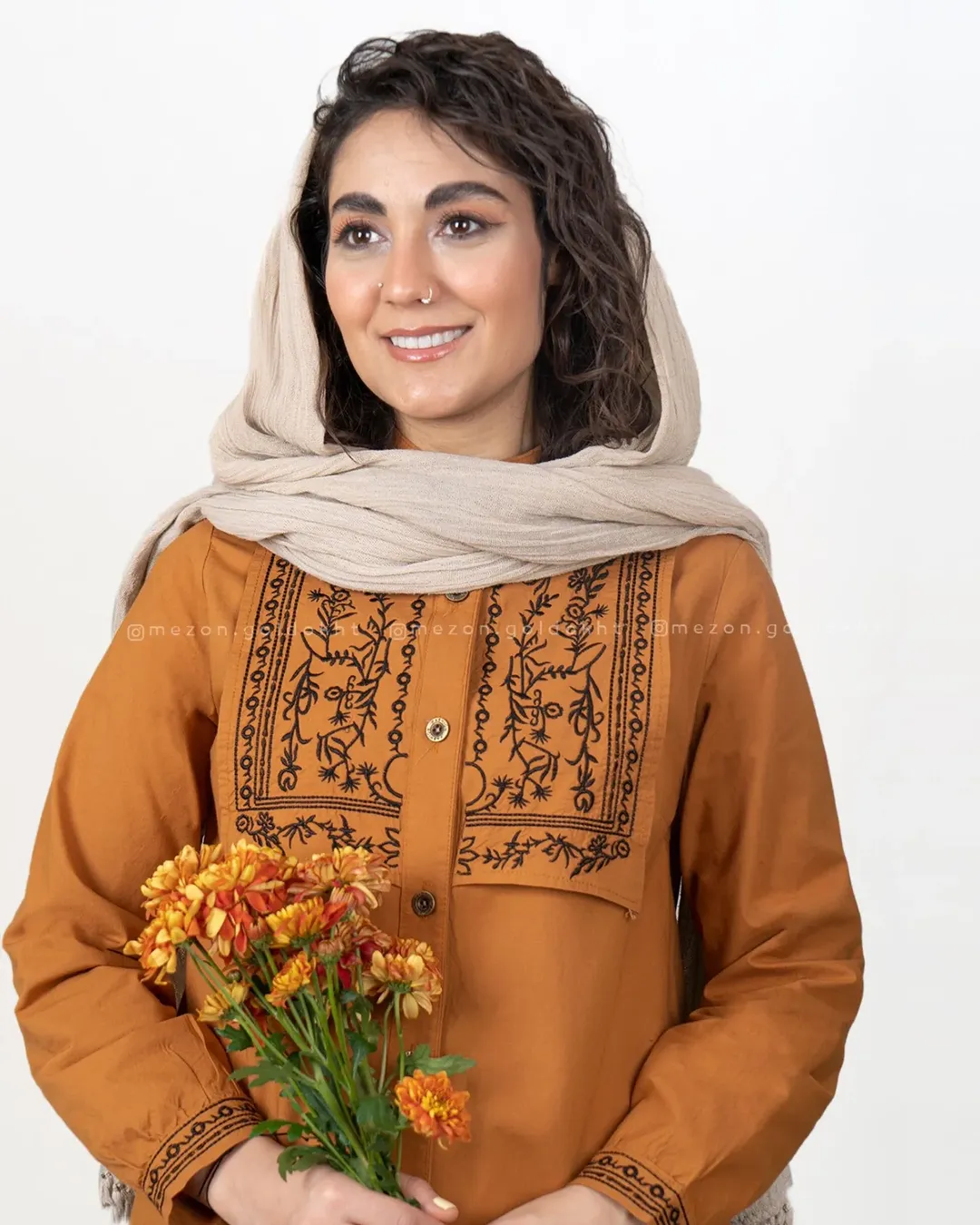 تونیک دلنواز جنس الیاف طبیعی